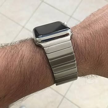 【新品未使用】Apple純正46・49mmステンレススチールリンクブレスレット ほぼ未使用 純正 Apple watch スレート リンクブレスレット